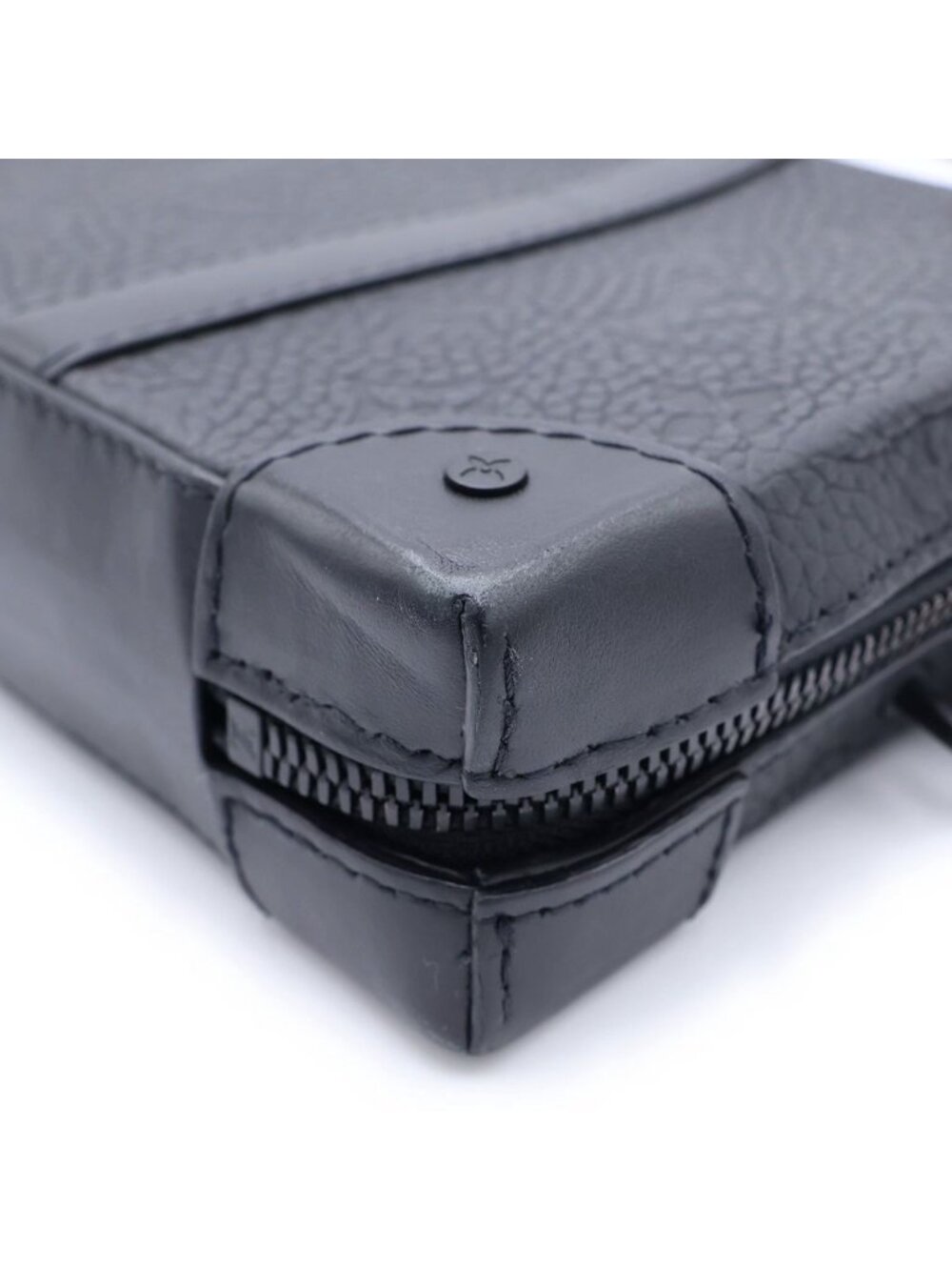 Louis Vuitton Monogram Empreinte Soft Trunk Wallet Mini Shoulder Bag Black - Picture 6 of 6